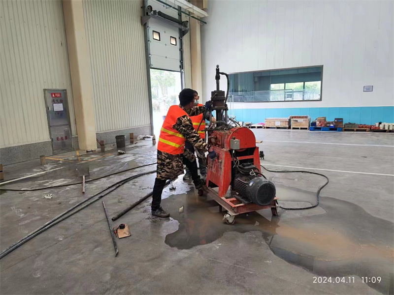 电白厂房地面下沉塌陷注浆加固施工